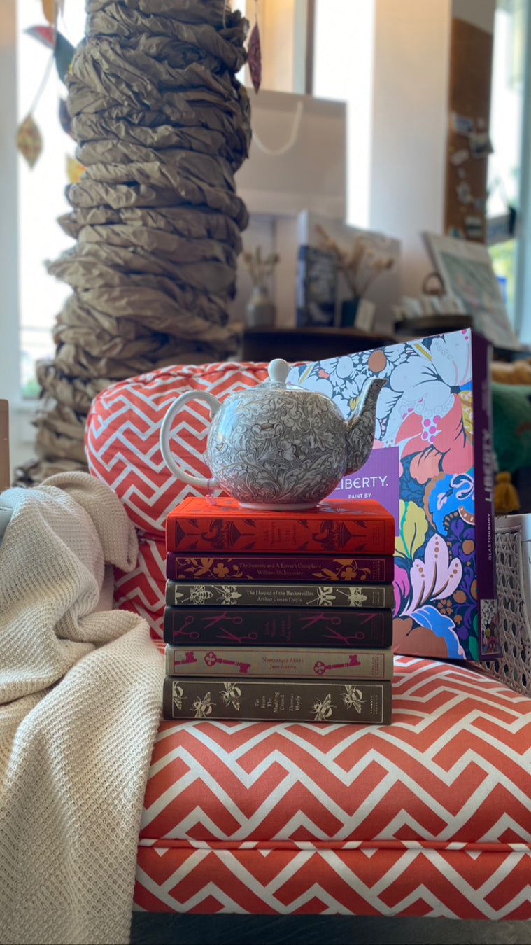 Get Cozy for Fall with Clothbound Classics, William Morris Teapots, Liberty of London and Organic Blankets