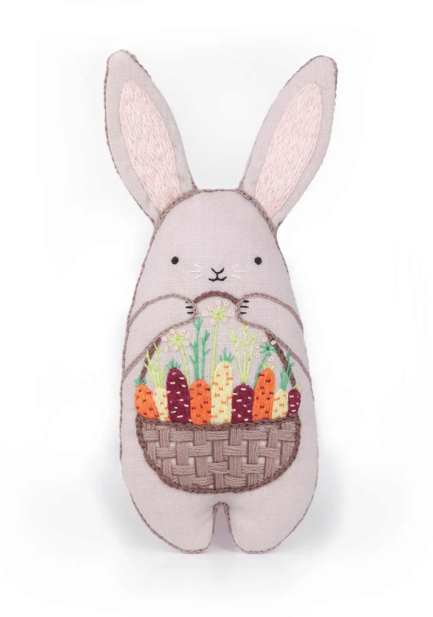 Bunny Embroidered Doll Kit