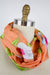 Bouquet Infinity Scarf-The Blue Peony-Category_Infinity Scarf,Color_Orange,Color_Pink,Department_Personal Accessory,Material_Cotton,Pattern_Floral