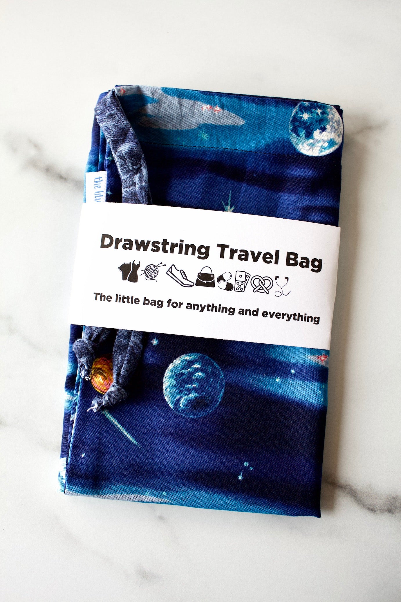 Planets Drawstring Travel Bag