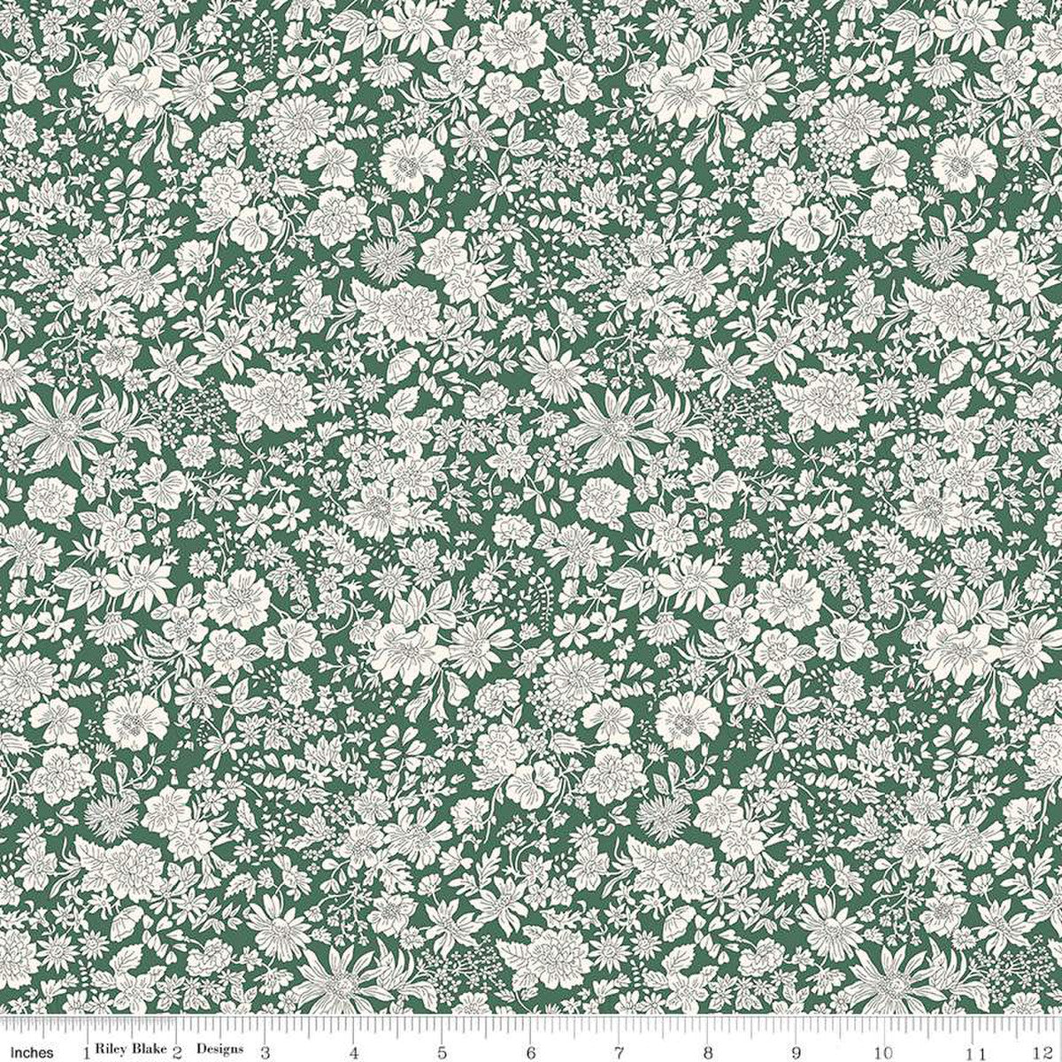 Emily Belle by Liberty Fabrics in Evergreen