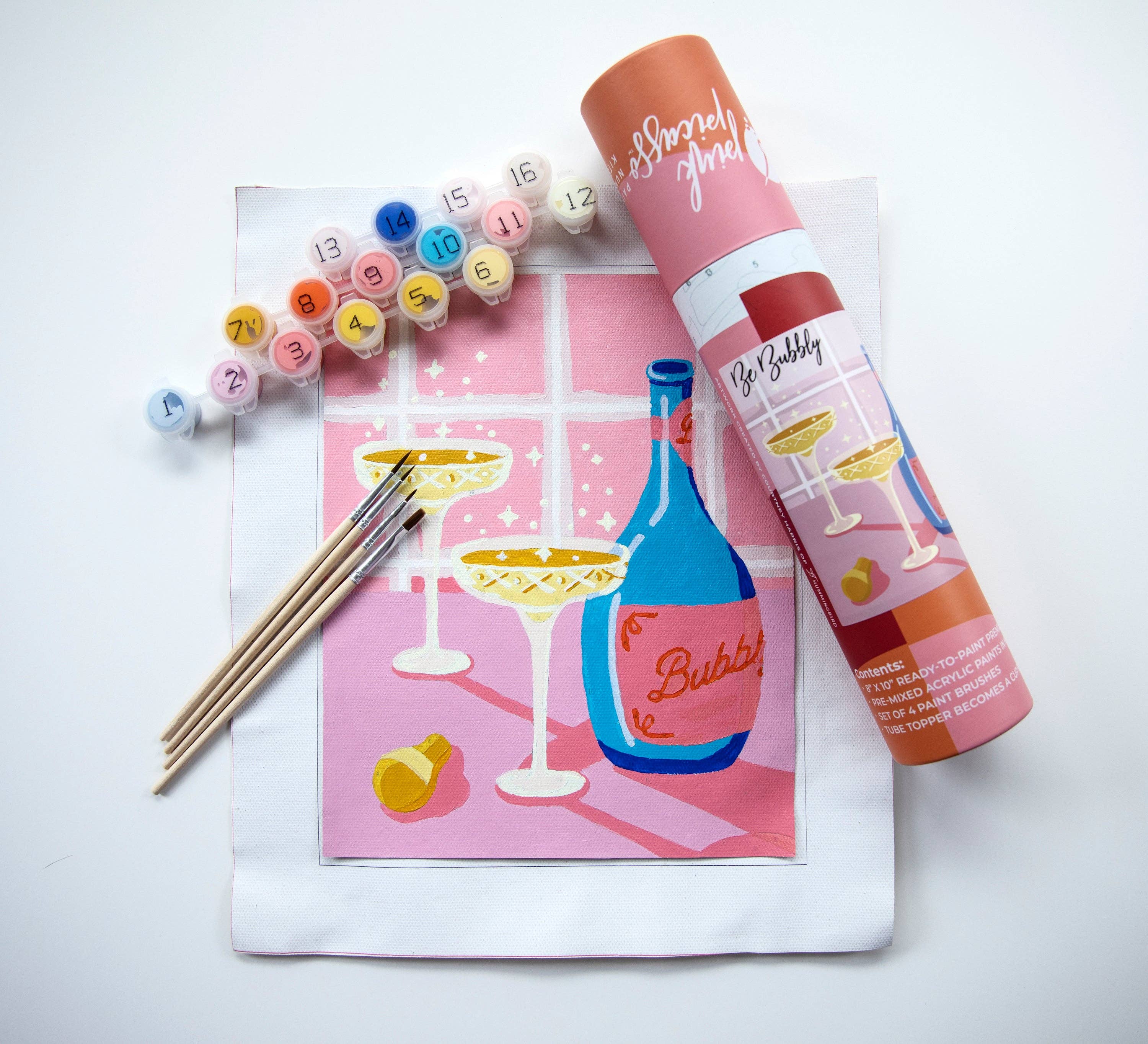 Be Bubbly Paint by Number Kit