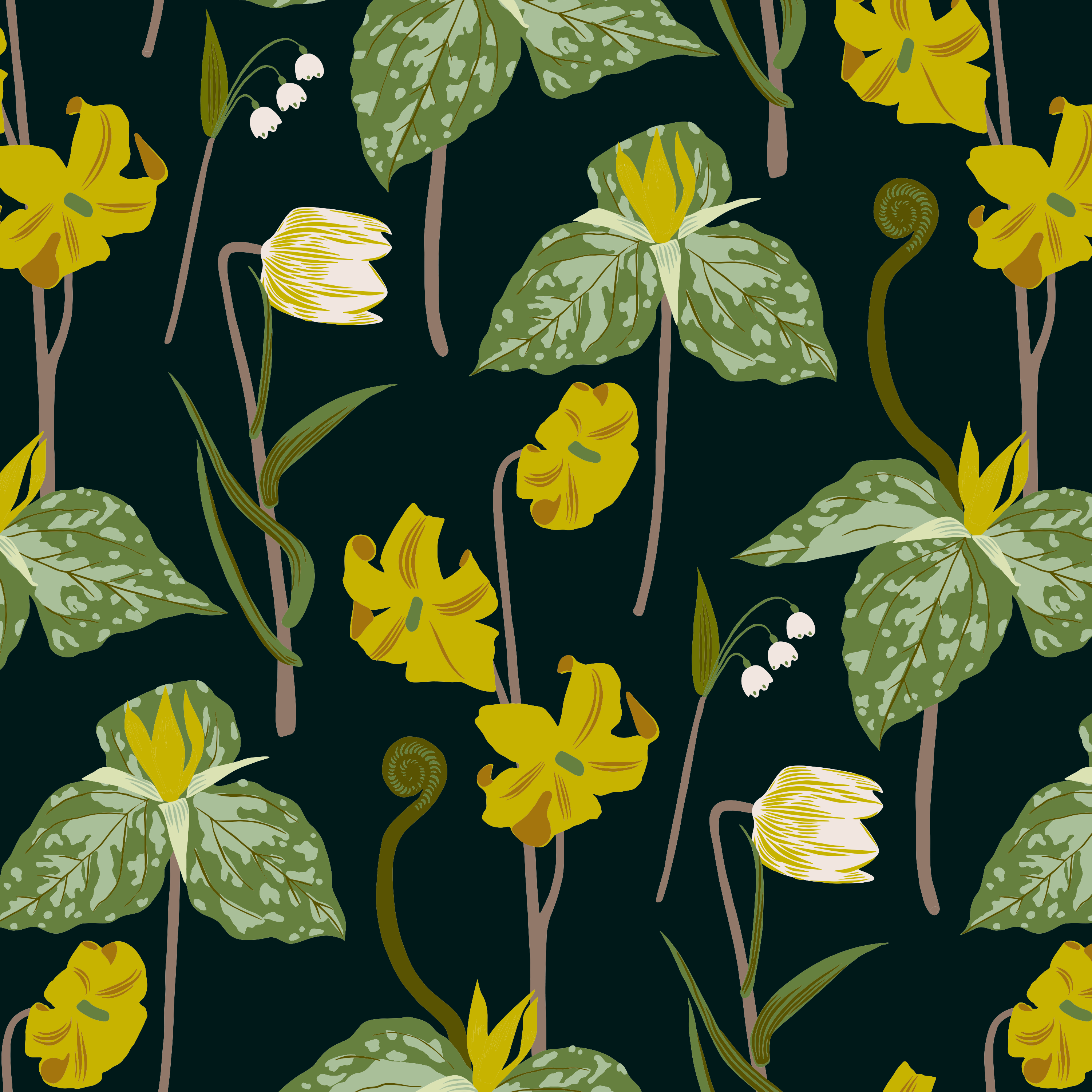 Woodland Meadow Wrapping Paper