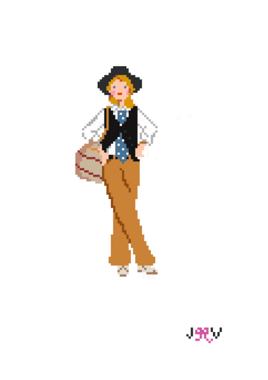 Annie Hall Needlepoint Canvas