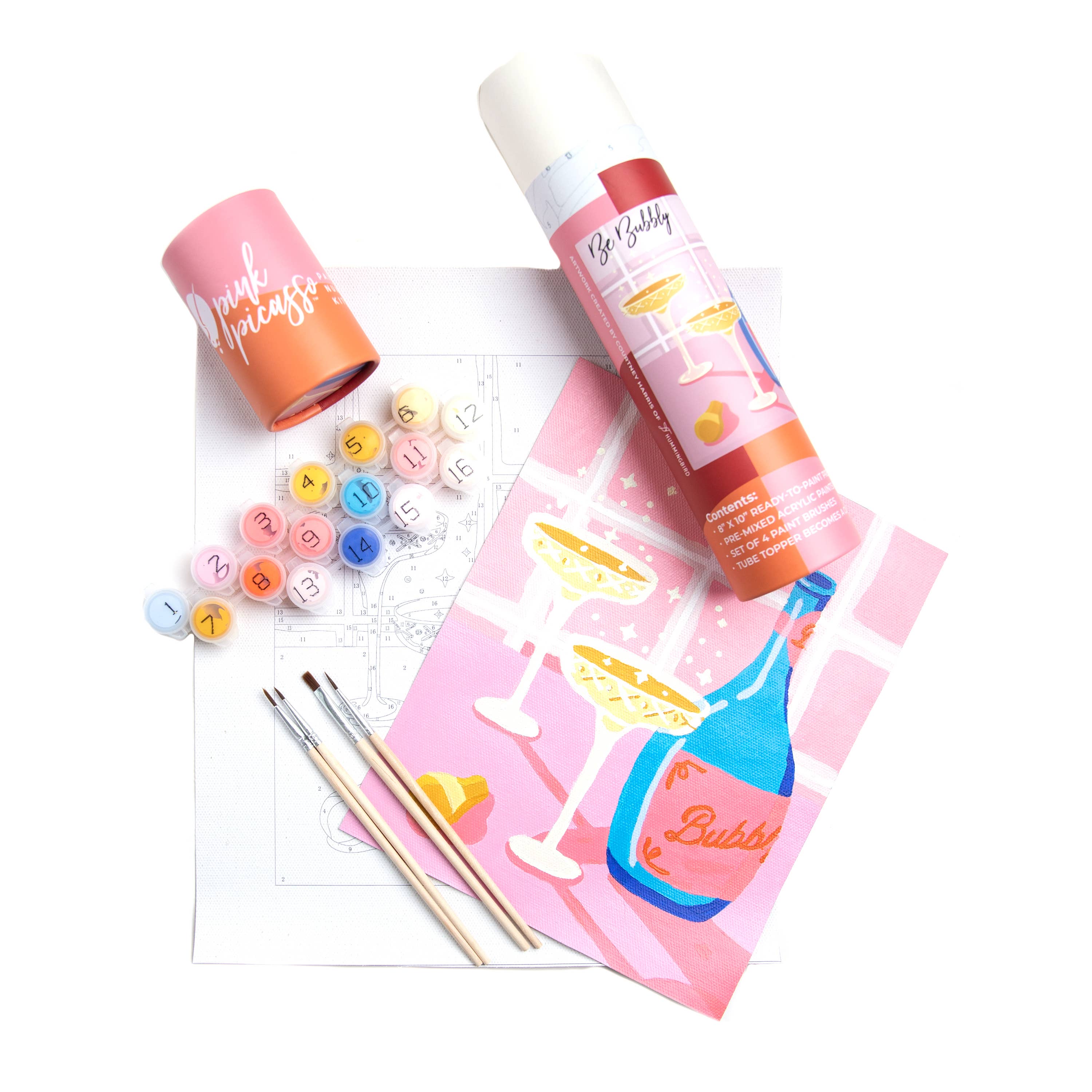 Be Bubbly Paint by Number Kit