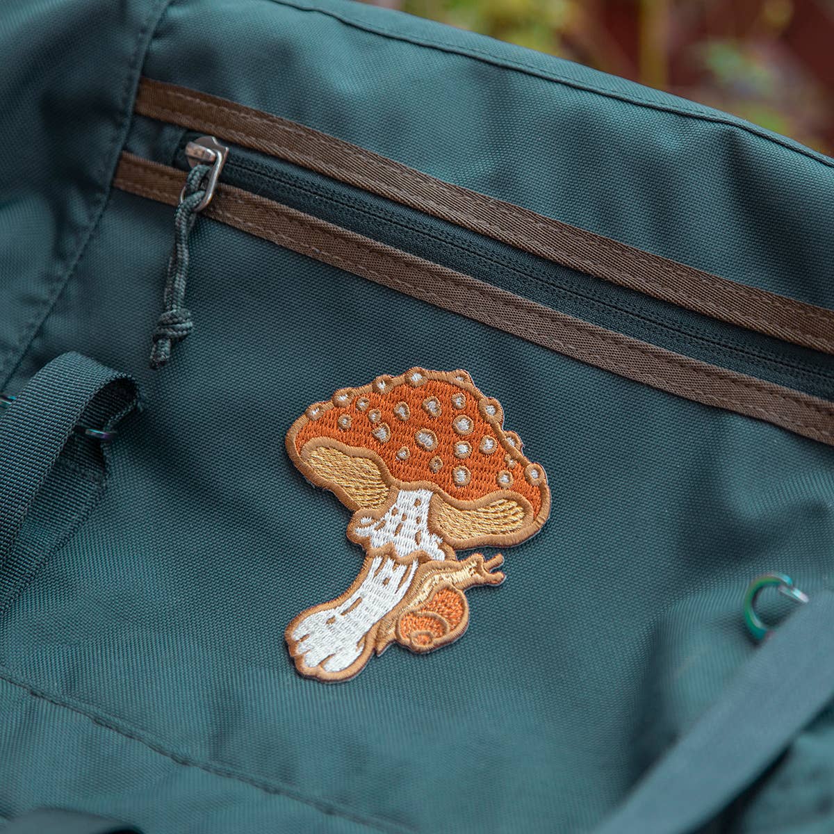 Iron on Patch: Mushroom and Snail