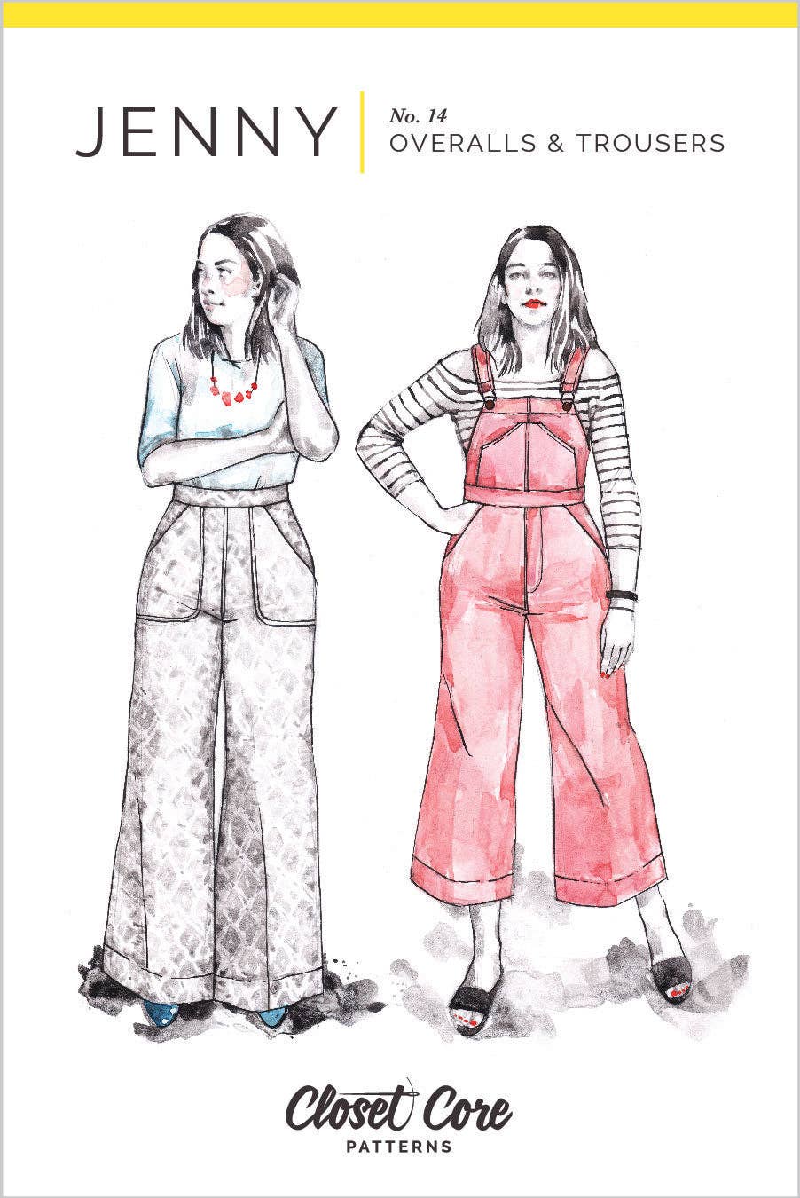 Jenny Overalls + Trouser Sewing Pattern