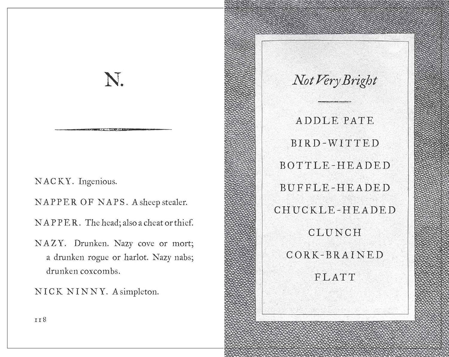 A Pocket Dictionary of the Vulgar Tongue