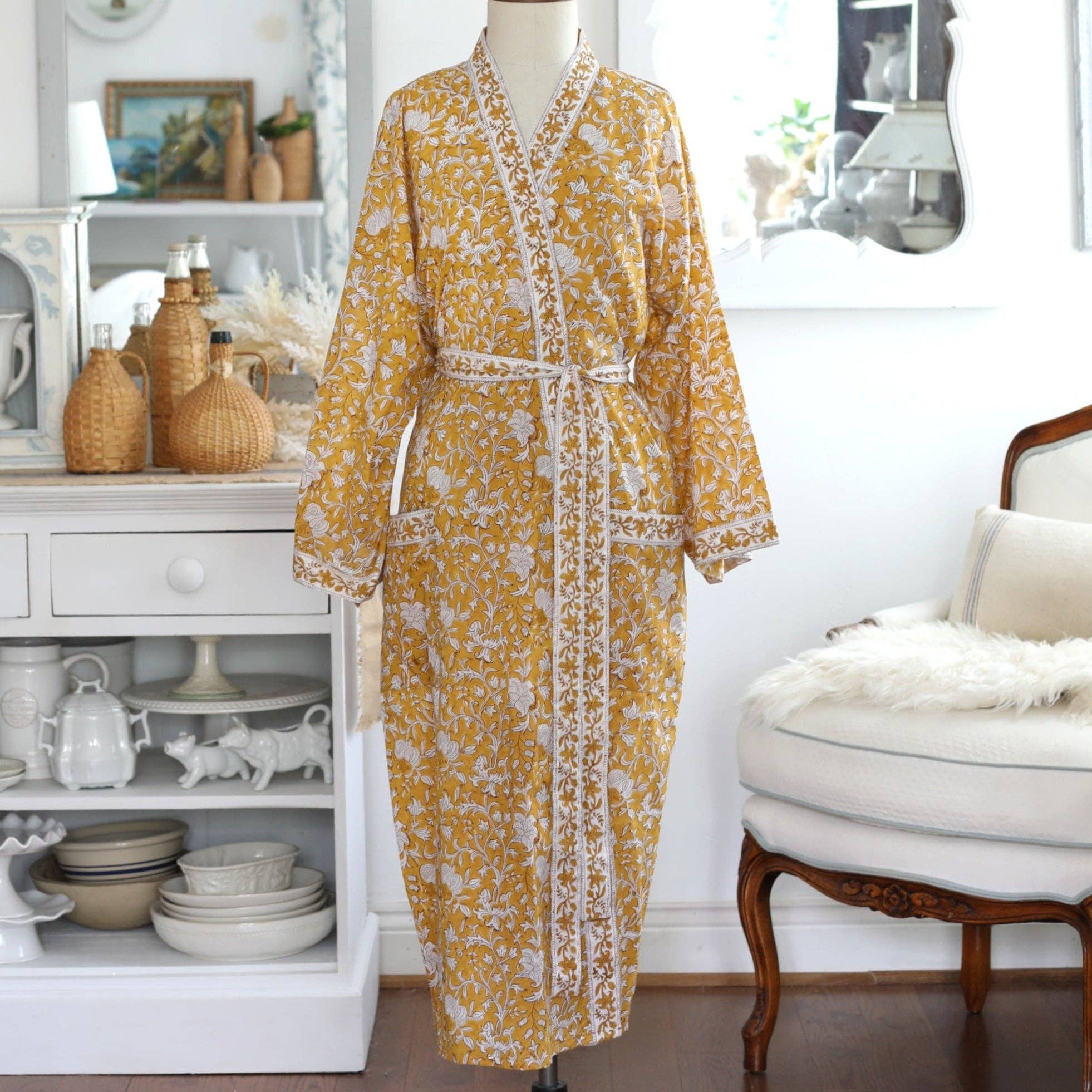 Kimono Robe Pacho Saffron
