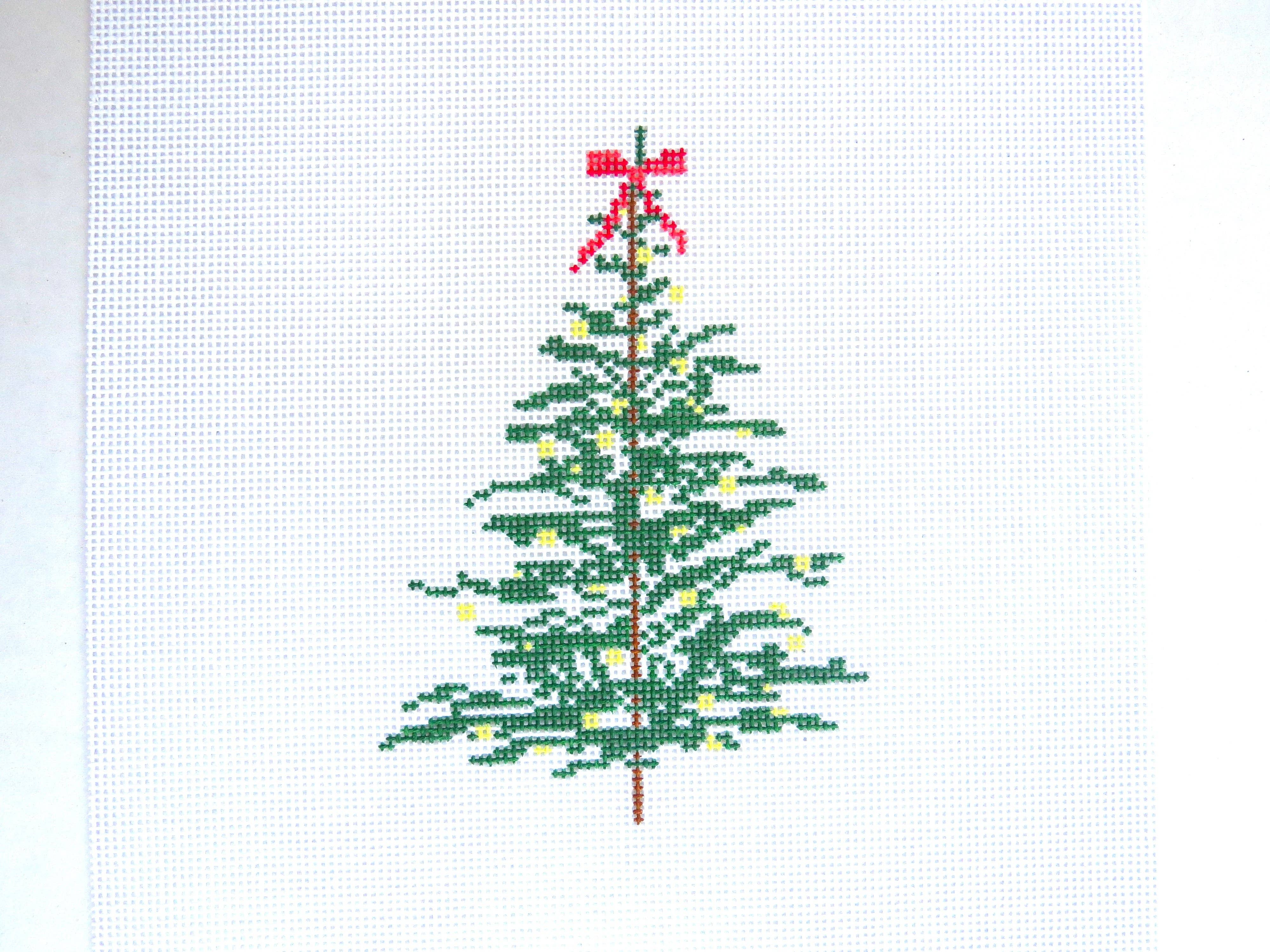 Rustic Spruce Needlepoint Canvas