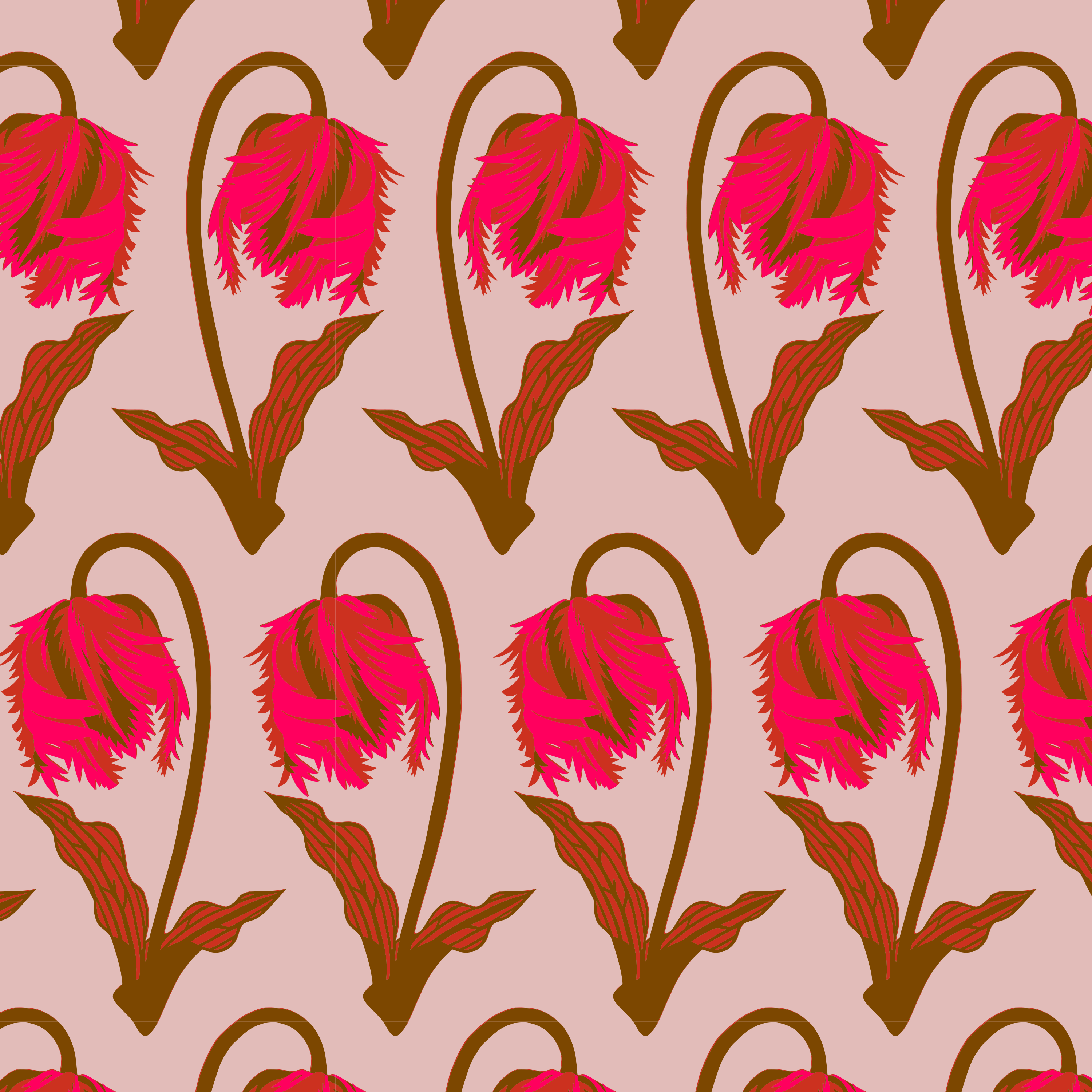 Parrot Tulip Wrapping Paper
