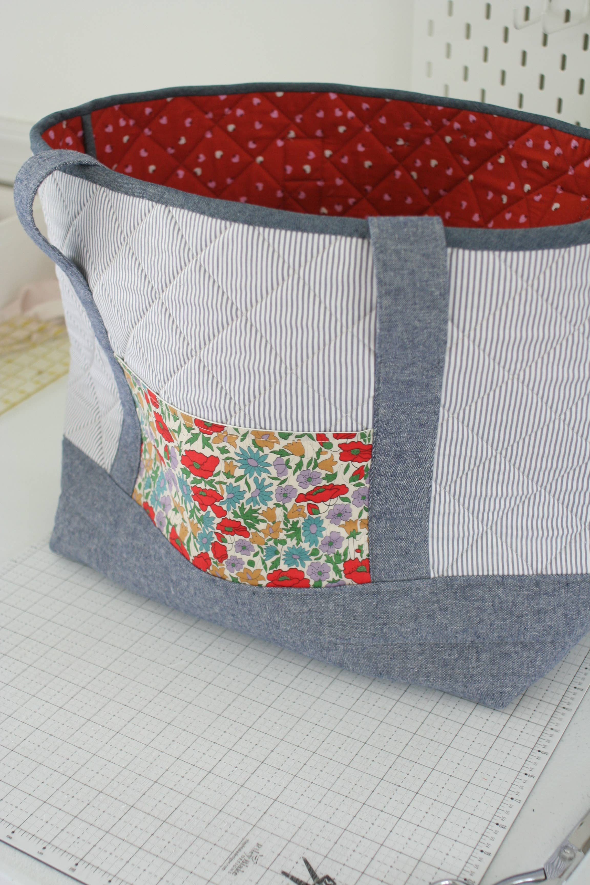 1/2" Double Fold Bias Binding - Chambray Indigo