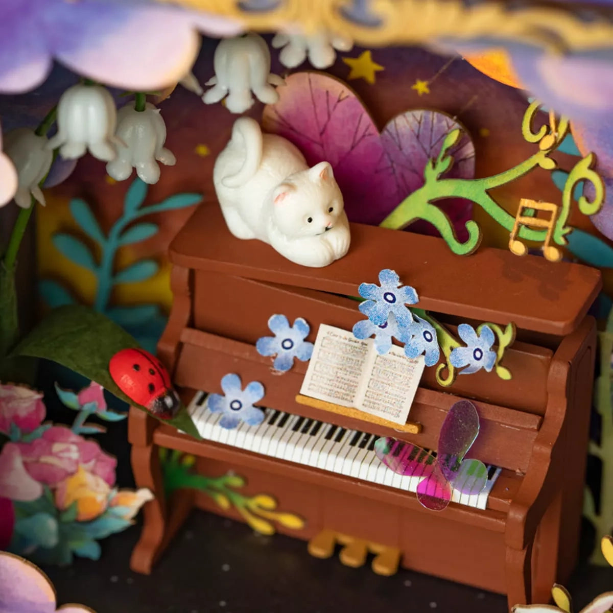 Diy Miniature House (Theater Box) Kit: Starry Melody