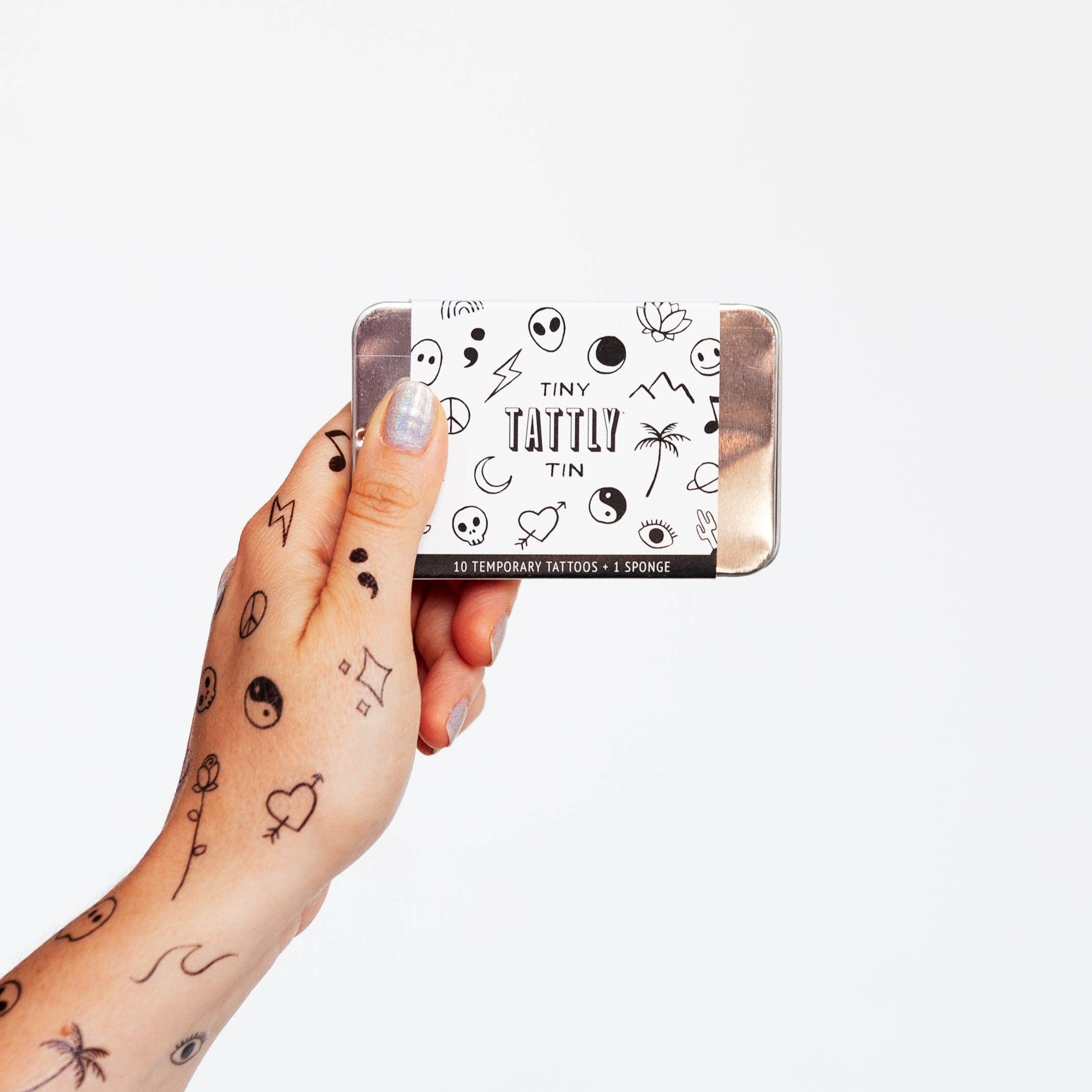 Tiny Flash Art Tattoo Tin