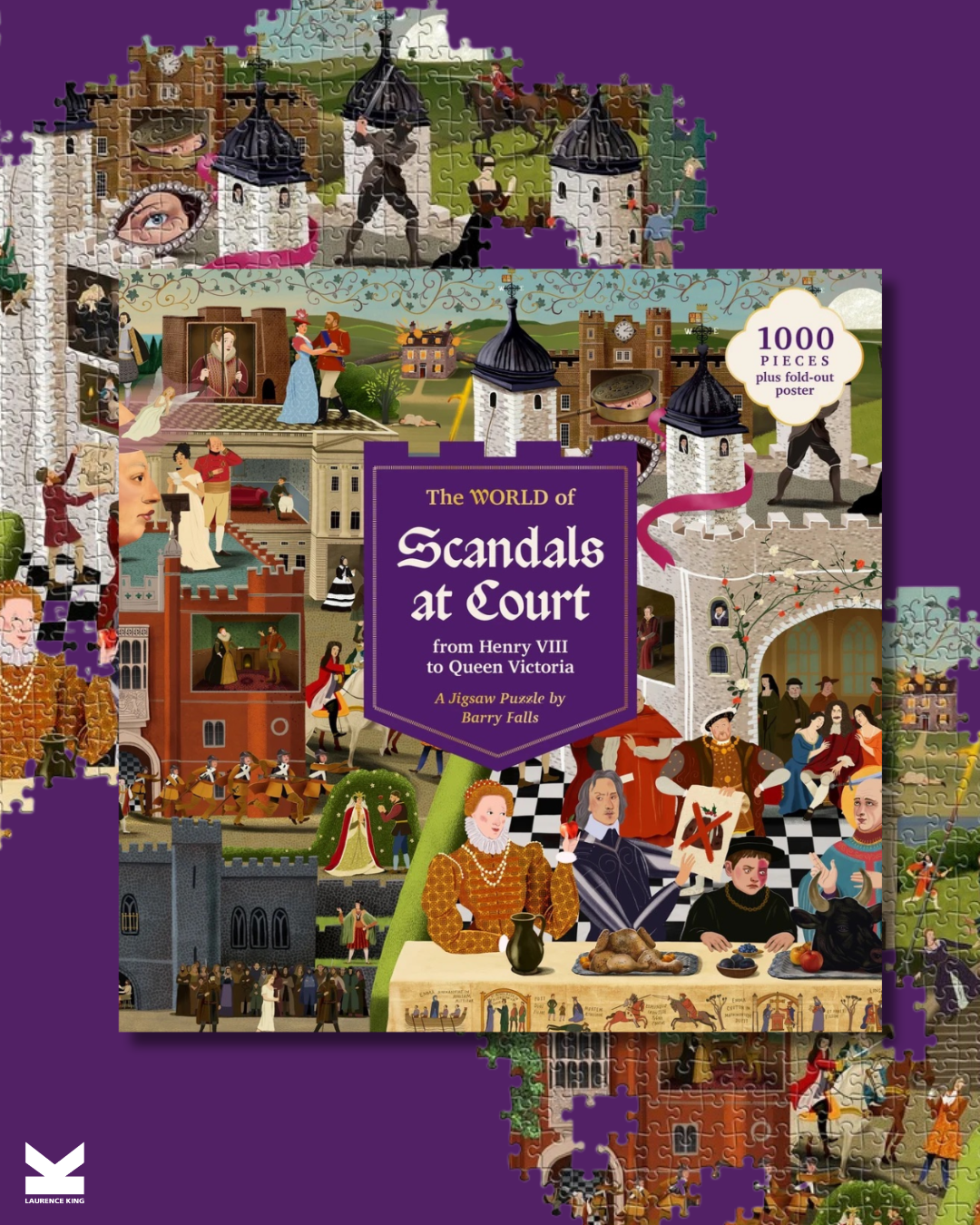 The World of Scandals at Court: A 1000-piece jigsaw puzzle