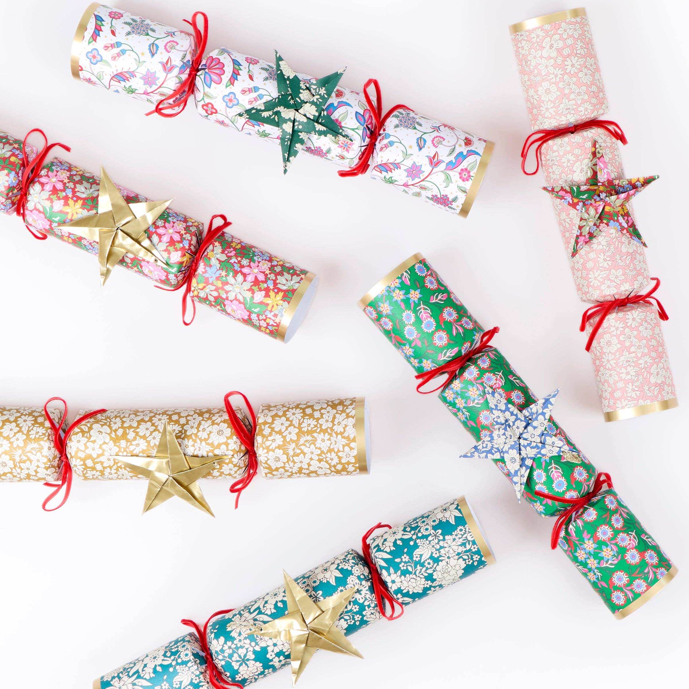 Meri Meri x Liberty Origami Star Christmas Crackers