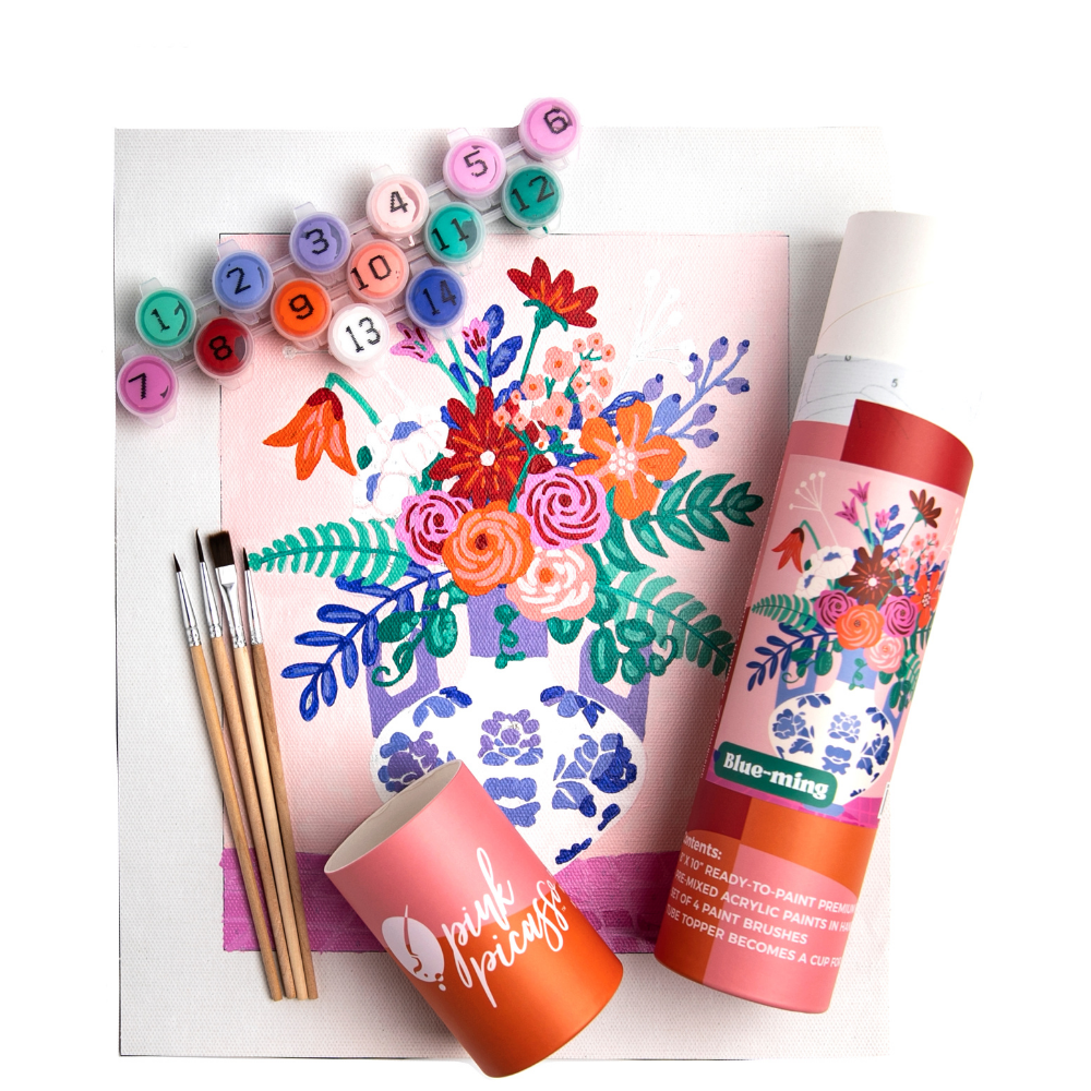 Blue Ming Paint by Number Kit
