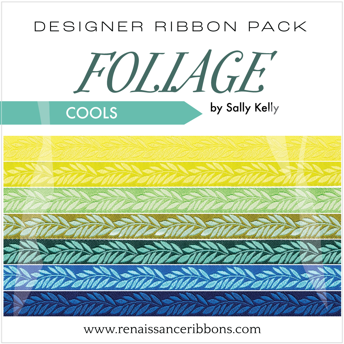 Foliage Designer Ribbon Pack by Sally Kelly