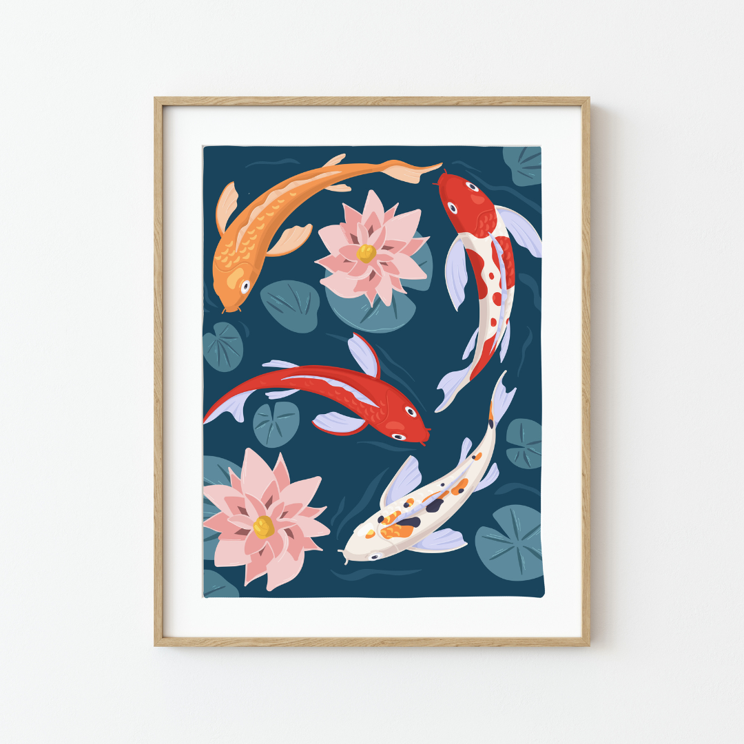 Don't Be Koi Paint by Numbers Kit
