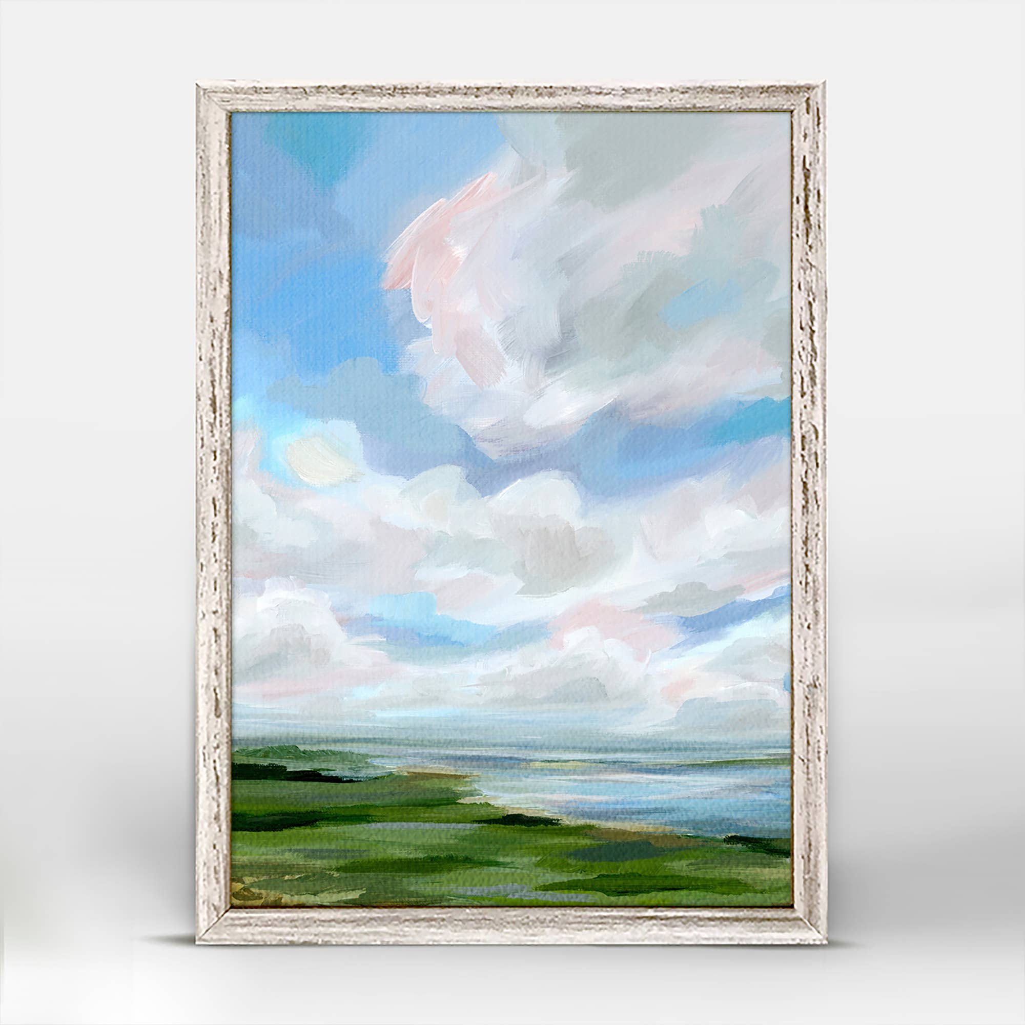 Clouds & Coast Mini Framed Canvas