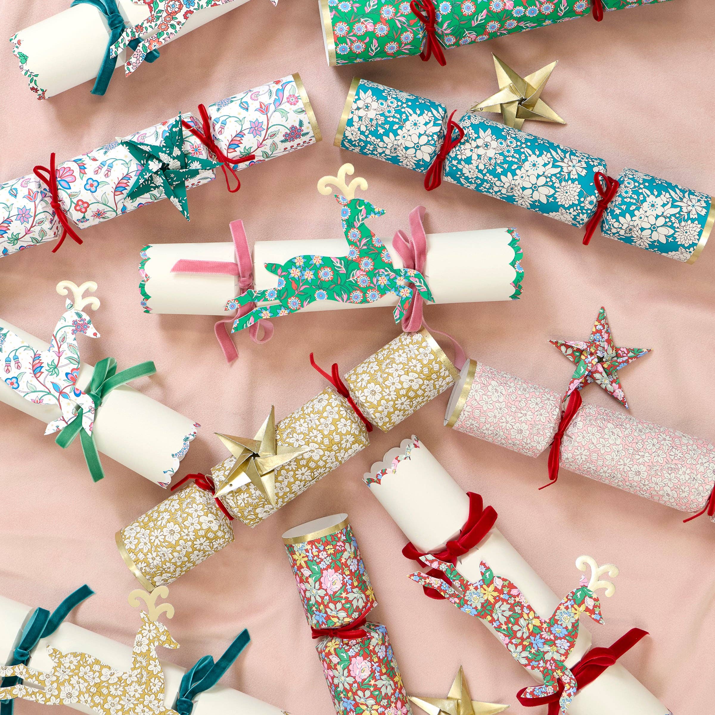 Meri Meri x Liberty Origami Star Christmas Crackers