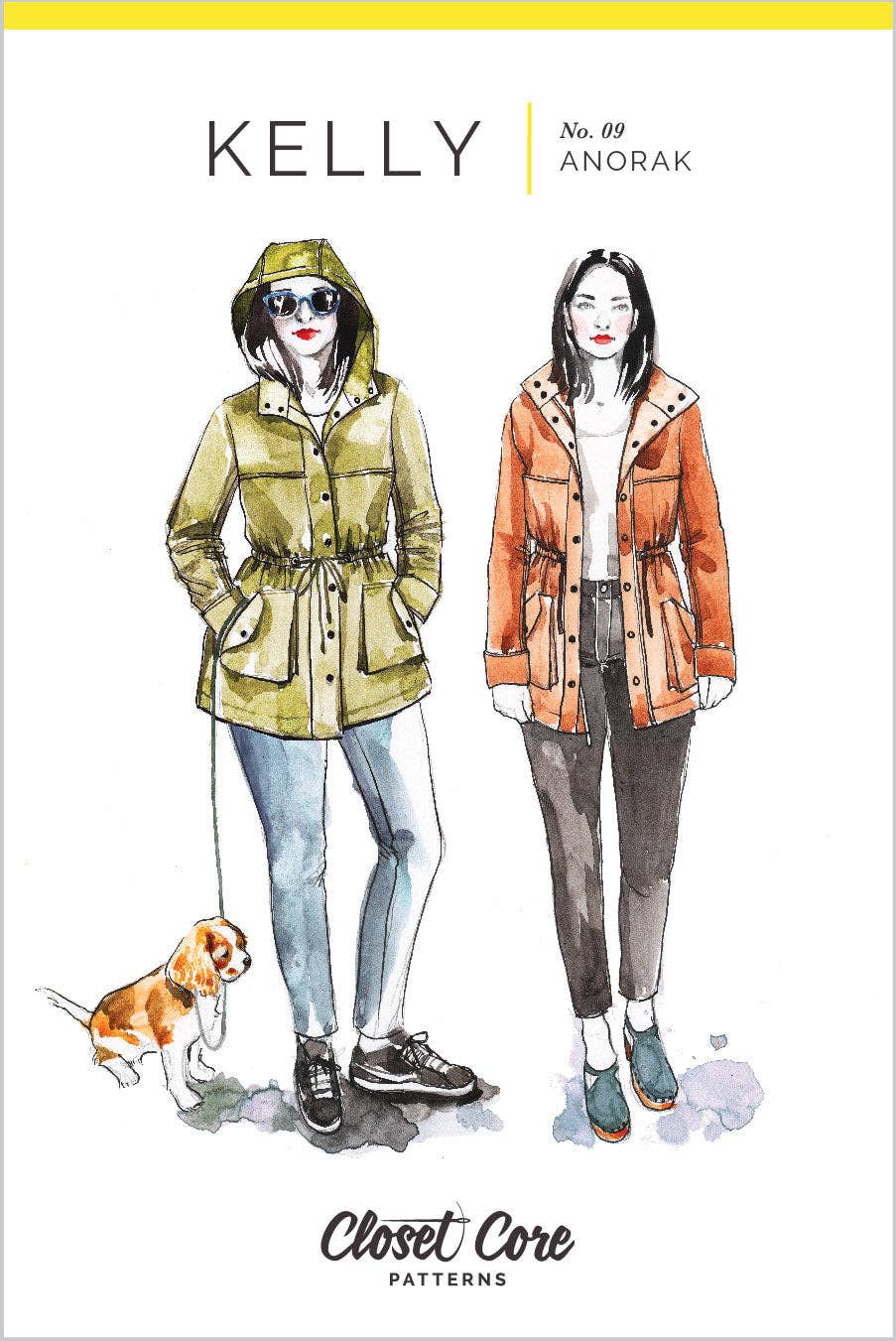 Kelly Anorak Jacket Sewing Pattern