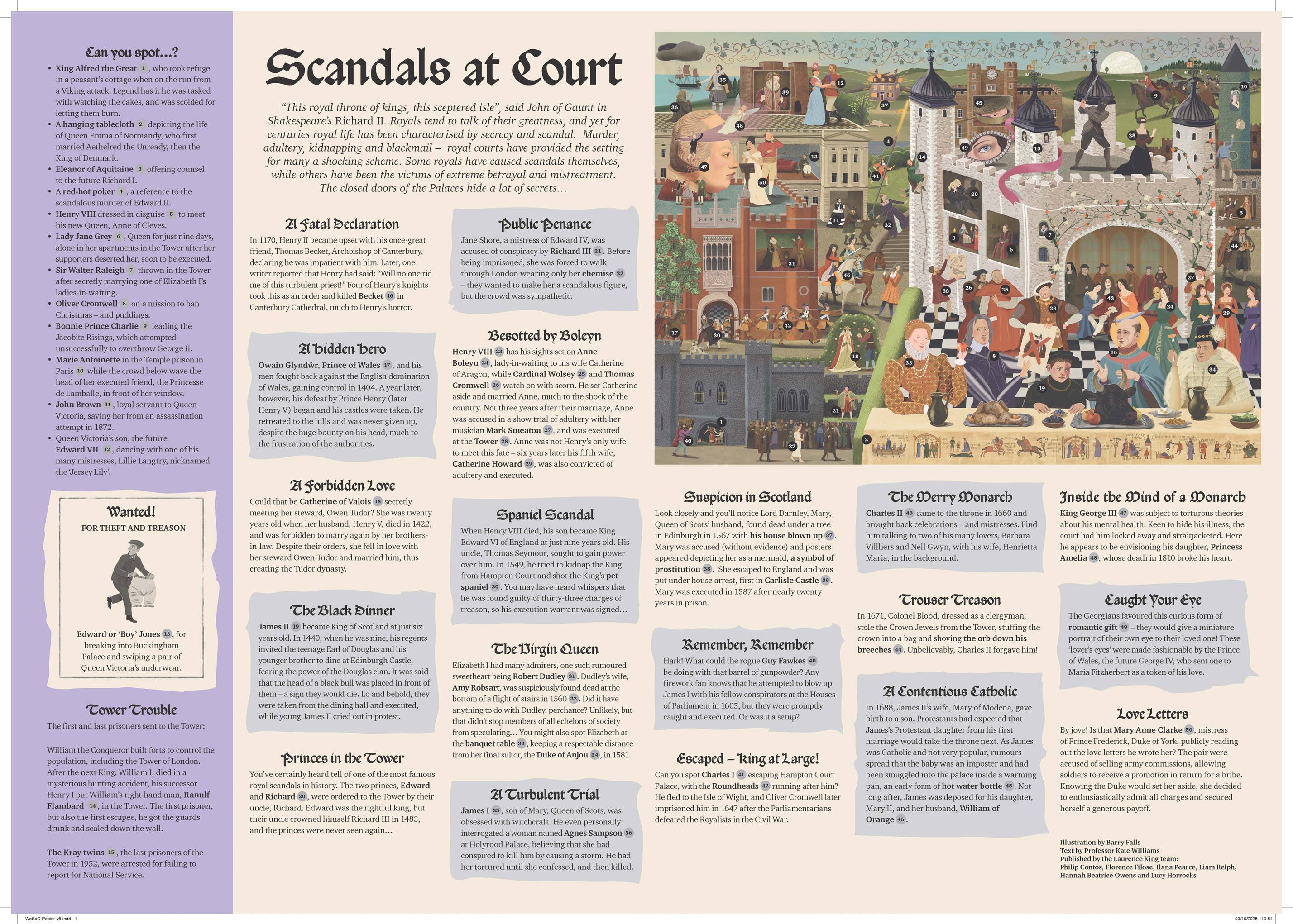 The World of Scandals at Court: A 1000-piece jigsaw puzzle