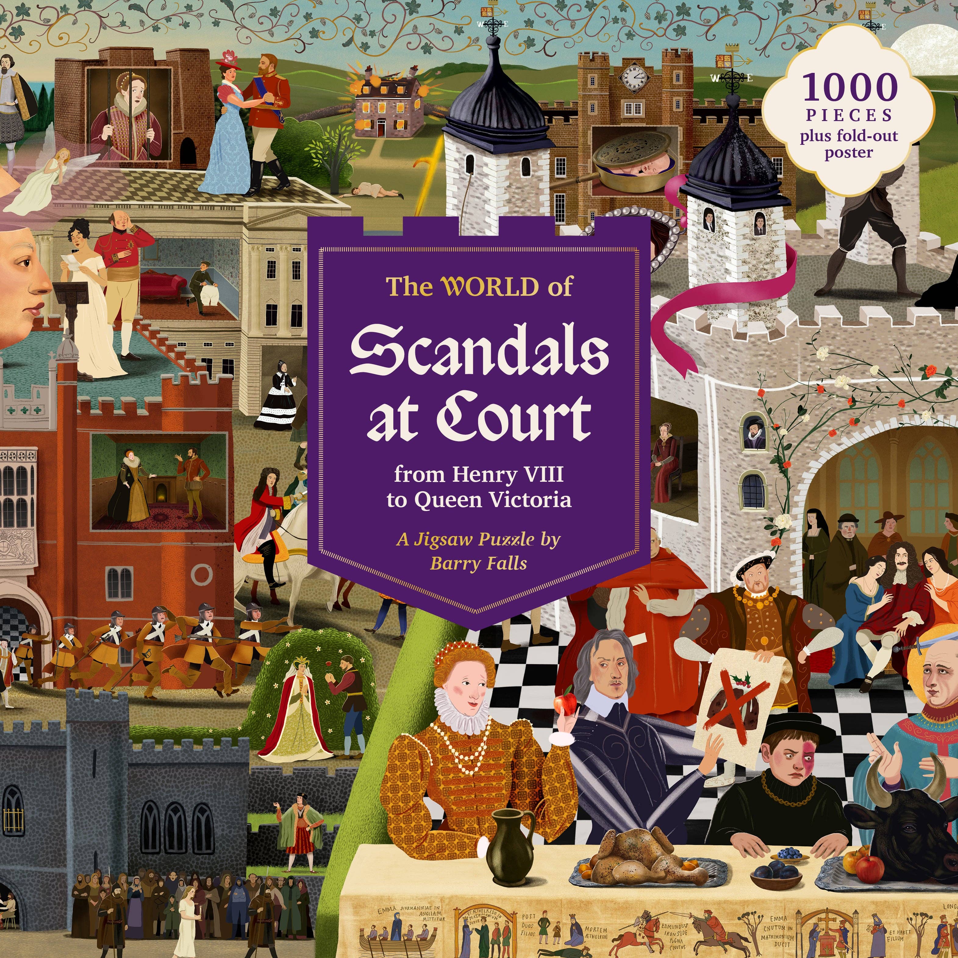 The World of Scandals at Court: A 1000-piece jigsaw puzzle