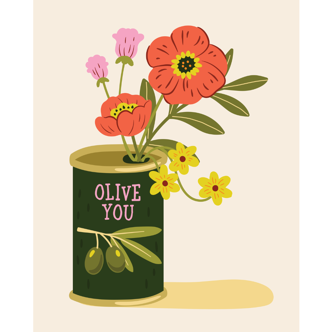 Olive You Paint by Number Kit