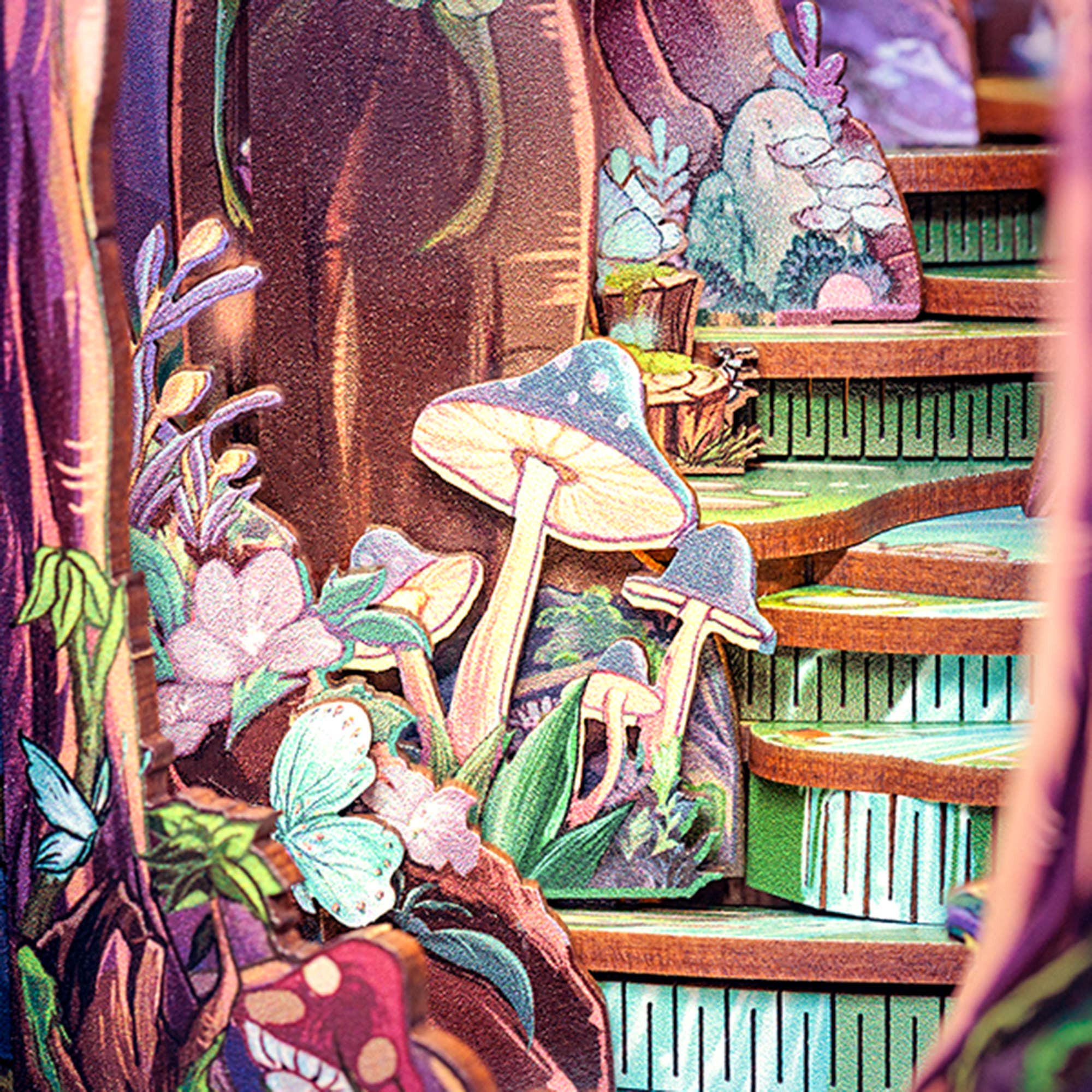 DIY Book Nook Kit: Grace of the Forest w/ Dust Cover