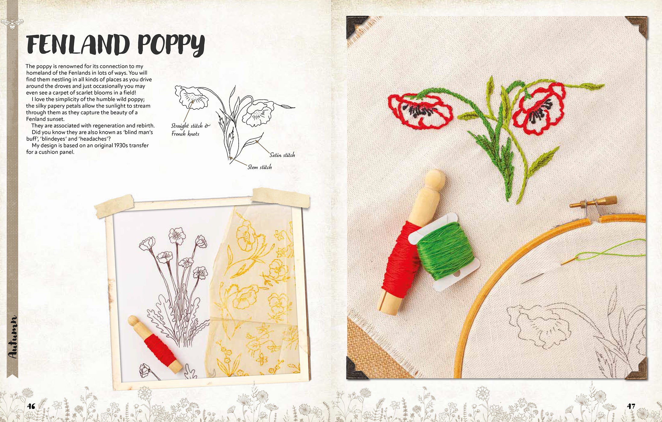 A Love of Cloth and Thread: Among the Wildflowers