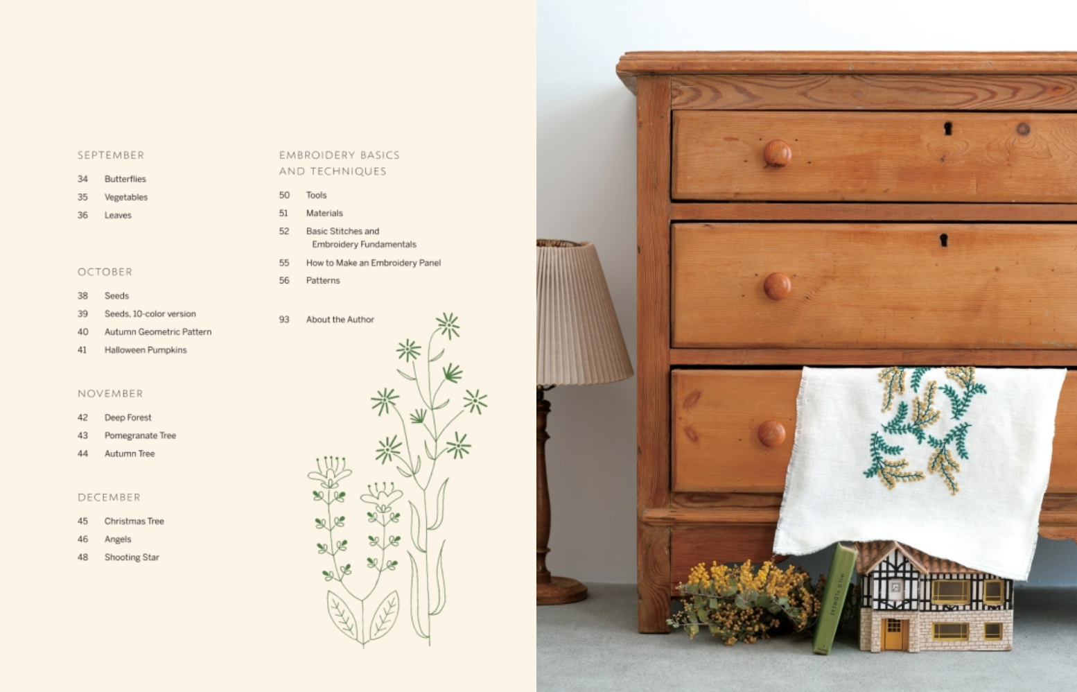 A Year of Embroidery: A Month-to-Month Collection of Motifs for Seasonal Stitching