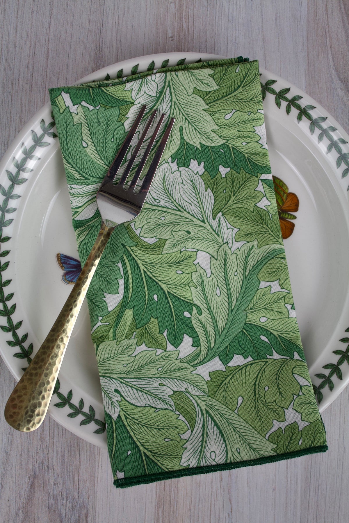 Acanthus Leaves Napkins — The Blue Peony