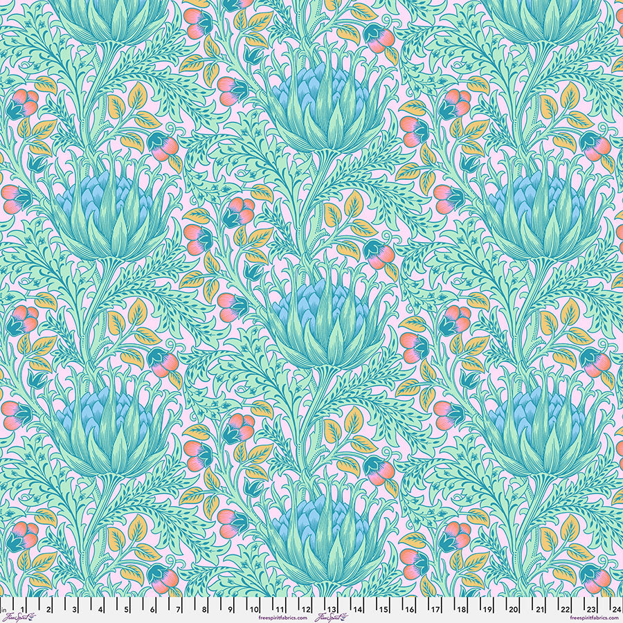 Artichoke / Lavender by Kaffe Fassett x William Morris & Co.