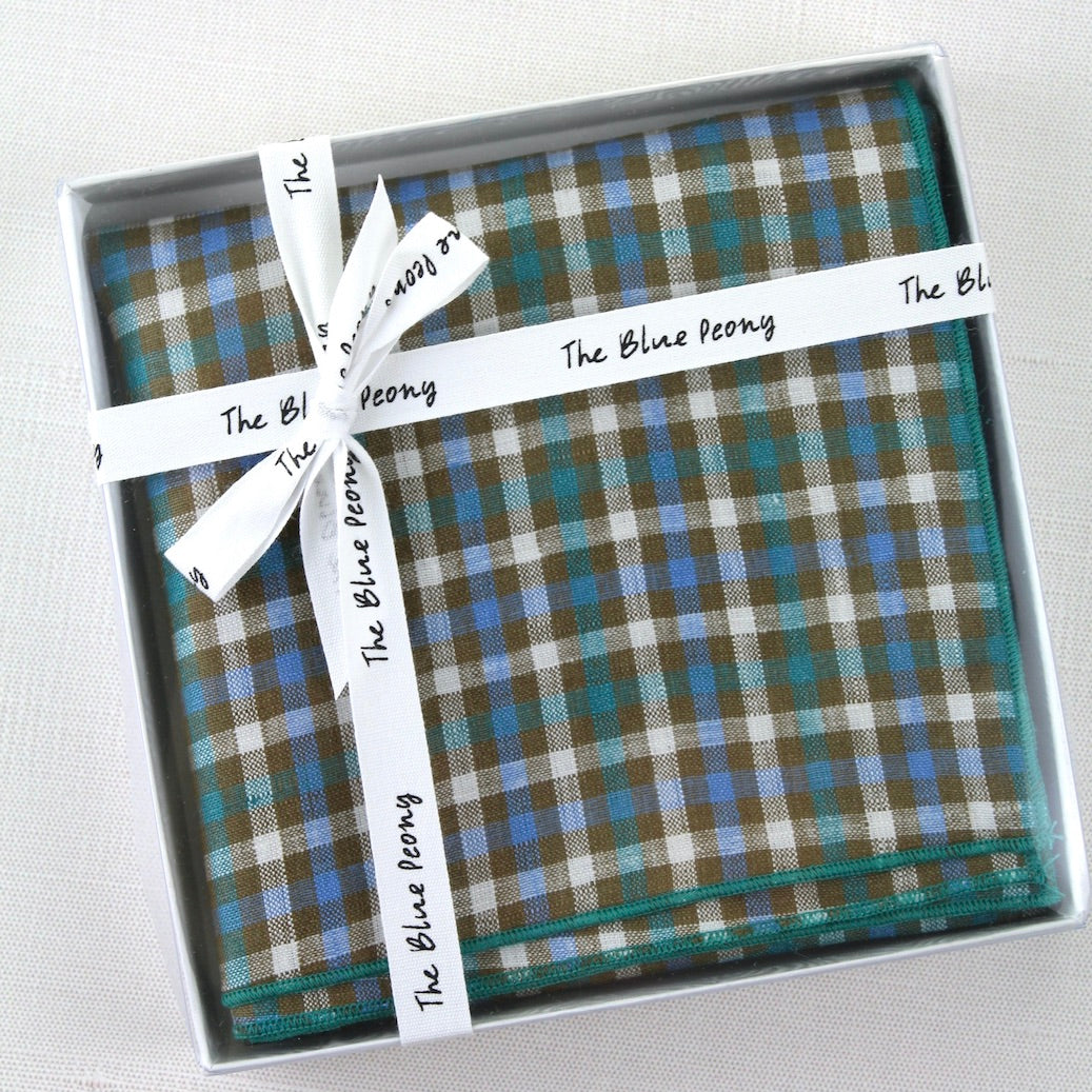 Autumn Mist Italian Linen Kerchief