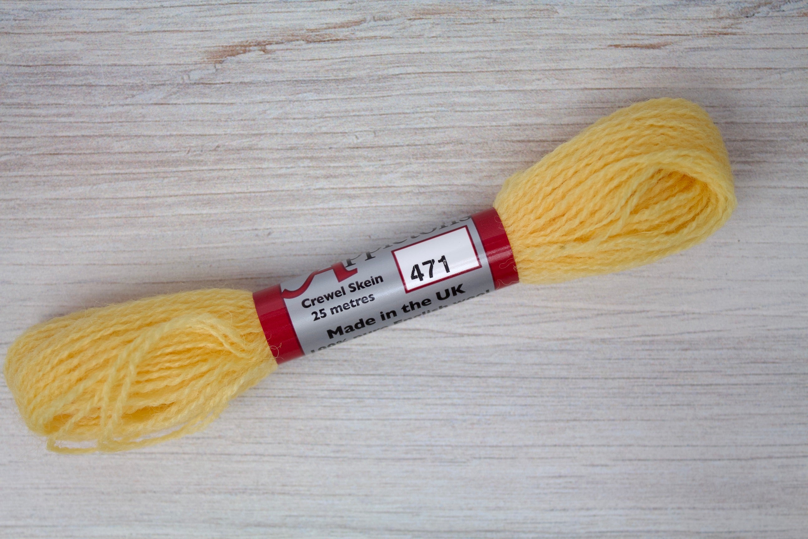 Individual Appletons Crewel Wool Skeins from the Autumn Yellow Colorway