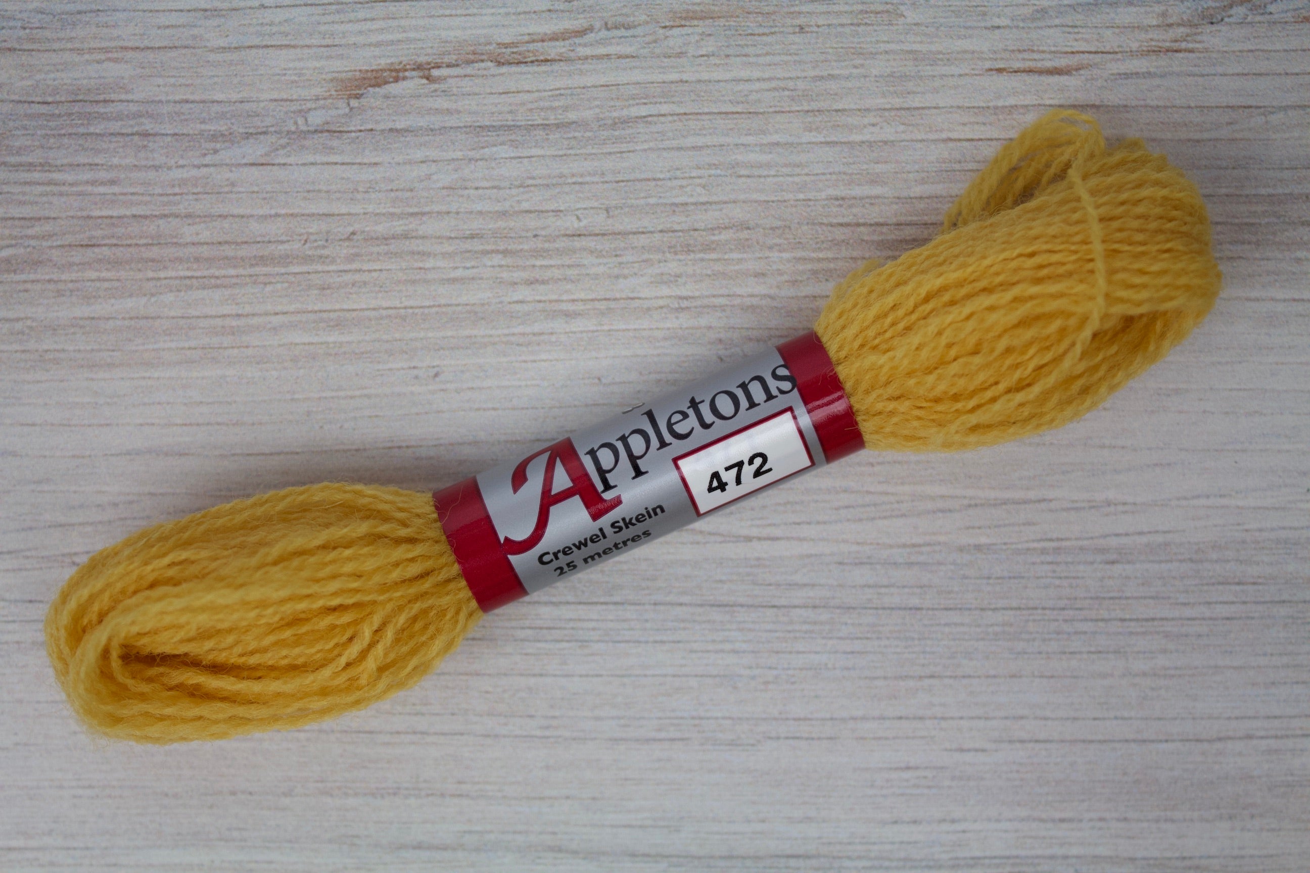 Individual Appletons Crewel Wool Skeins from the Autumn Yellow Colorway