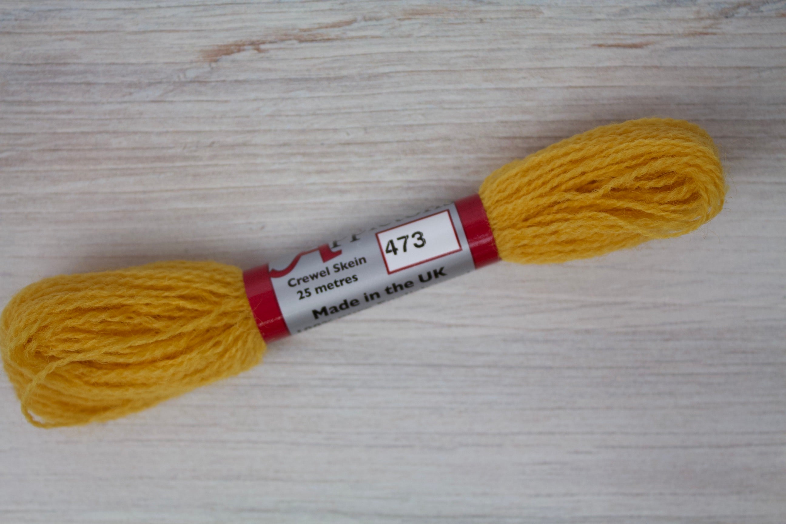 Individual Appletons Crewel Wool Skeins from the Autumn Yellow Colorway