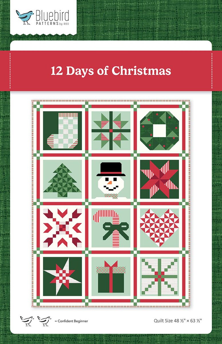 Bluebird Patterns 12 Days of Christmas Quilt Pattern