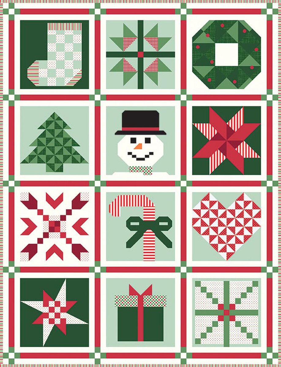 Bluebird Patterns 12 Days of Christmas Quilt Pattern