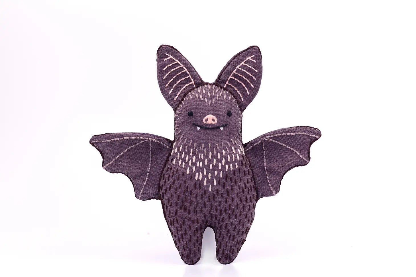 Bat Embroidered Doll Kit