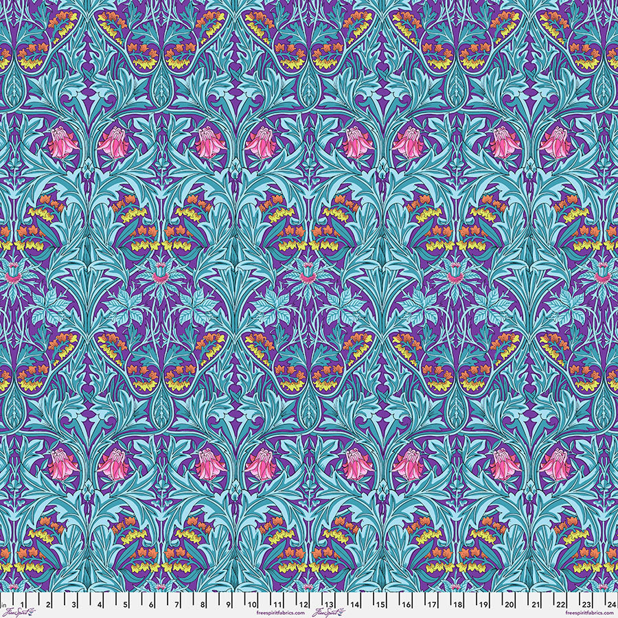 Bluebell / Purple by Kaffe Fassett x William Morris & Co.