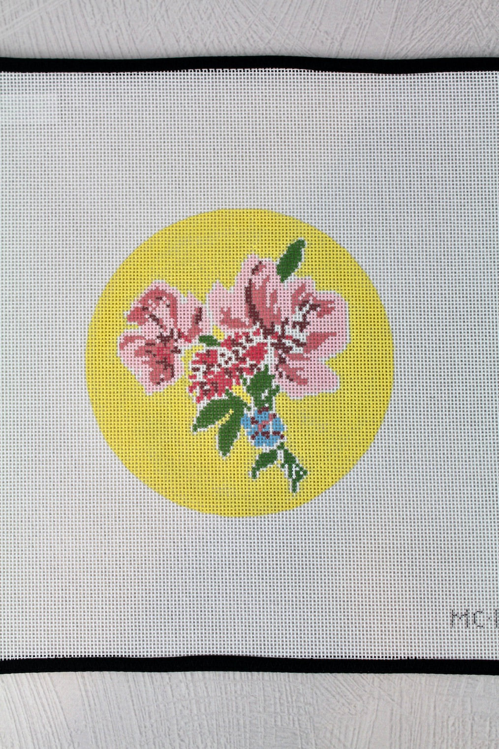 Isleboro Eve Bouquet Needlepoint Canvas