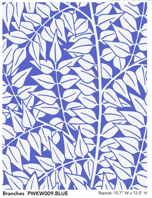 Branches / Blue by Kaffe Fassett x William Morris & Co.