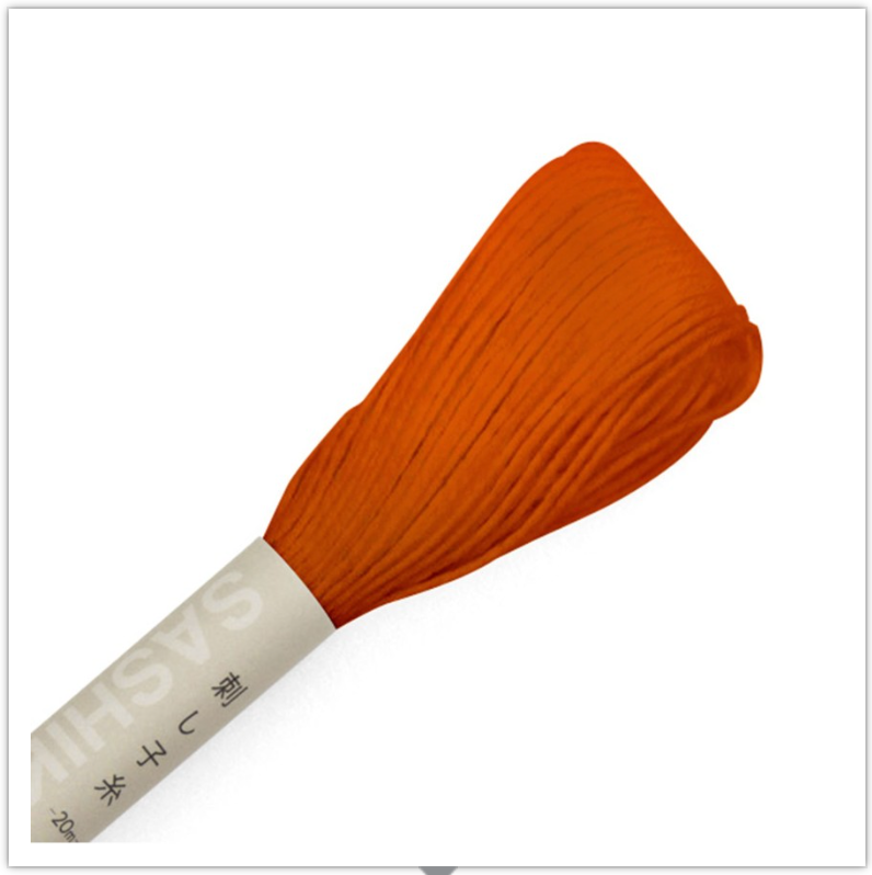 Olympus Sashiko Thread - Bright Orange (#31)