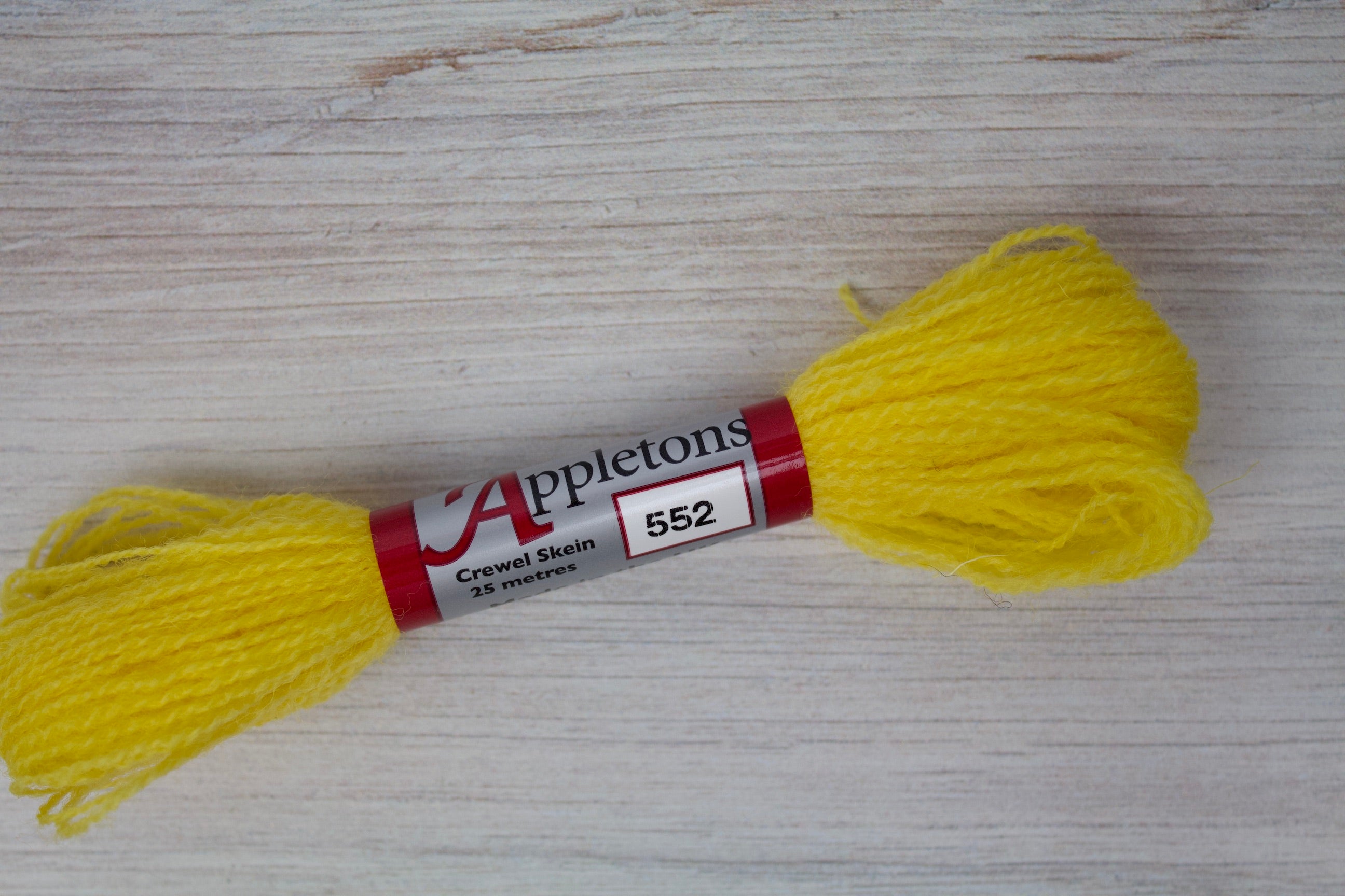 Individual Appletons Crewel Wool Skeins from the Bright Yellow Colorway