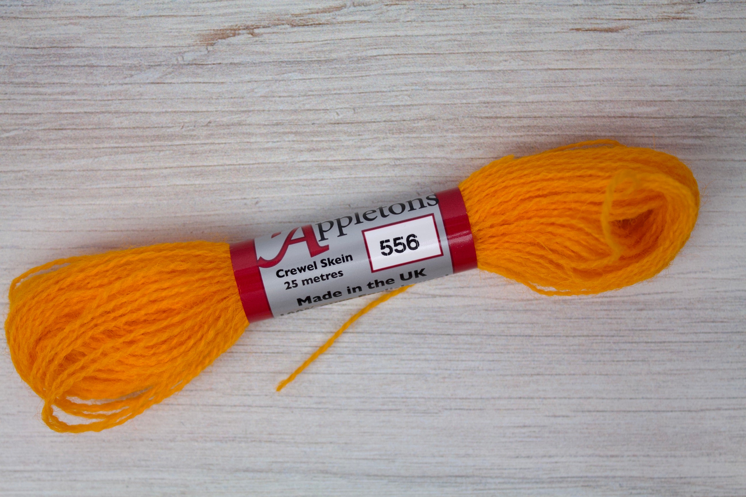 Individual Appletons Crewel Wool Skeins from the Bright Yellow Colorway