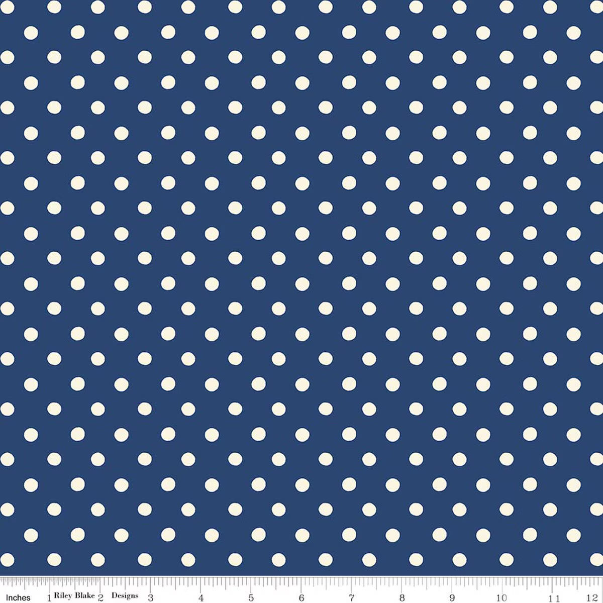 Cath Kidston® Signature Collection Button Spot Navy
