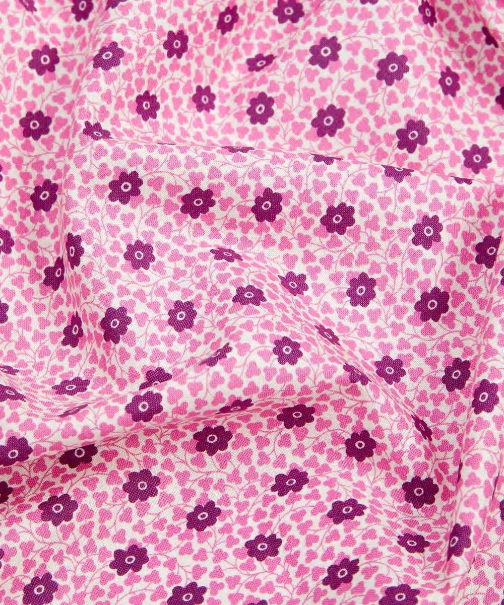 Chelsea Flower by Liberty Fabrics in Raspberry — The Blue Peony