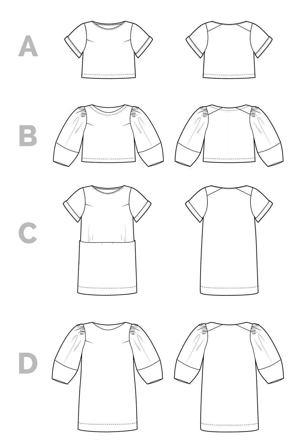 Cielo Top & Dress Pattern